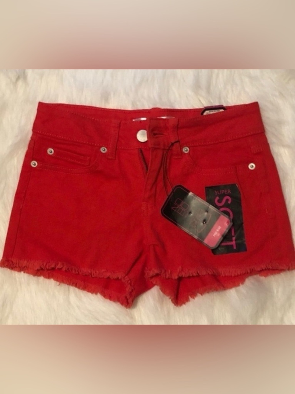 No boundaries 
Red Shorts 
Size 1 
Summer Attire